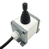 Selbstrückstellender Zwei-Wege Joystick Schalter für Linearantrieb oder Gleichstrommotor (Modell 0043091)