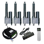 Vier 50MM-600MM 8000N Linearantriebe Industrie Synchronisierung
