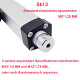 Wasserdicht IP67 Linearantrieb 1000mm Hub Geräuscharmer Elektrischer Linearaktuator (Modell 0041947)