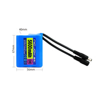 Wiederaufladbare 12V 5600mAh Lithiumbatterie (Modell 0010203)
