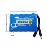 Wiederaufladbare 24V 5600mAh Lithiumbatterie (Modell 0010208)